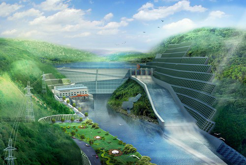 合水老挝南塔河1号水电站项目